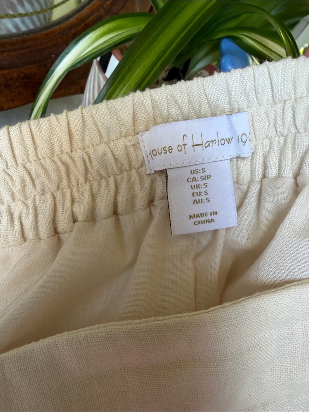 House of Harlow Linen Maxi A-Line Skirt - Picture 4 of 5